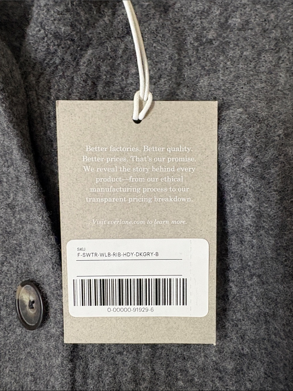Everlane The Cozy Stretch Hooded Button-Up Cardigan - Picture 2 of 5